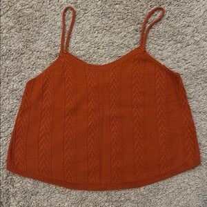 Anthropologie Knit Cropped Camisole